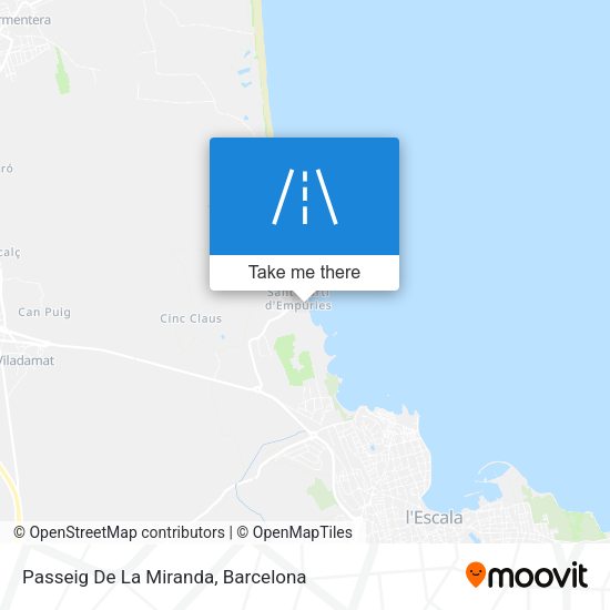 Passeig De La Miranda map