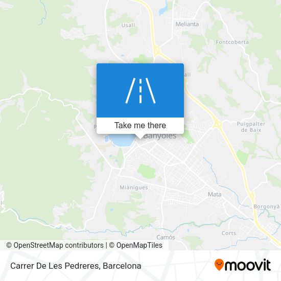 Carrer De Les Pedreres map