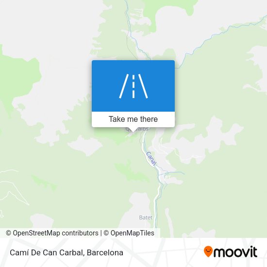 Camí De Can Carbal map