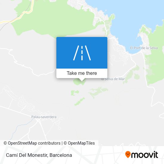 Camí Del Monestir map
