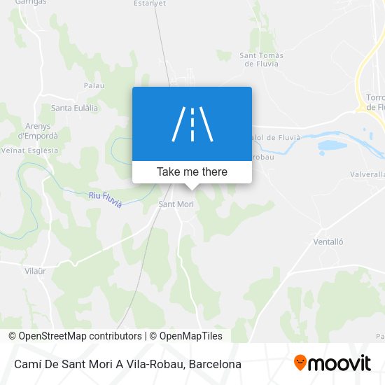 Camí De Sant Mori A Vila-Robau map