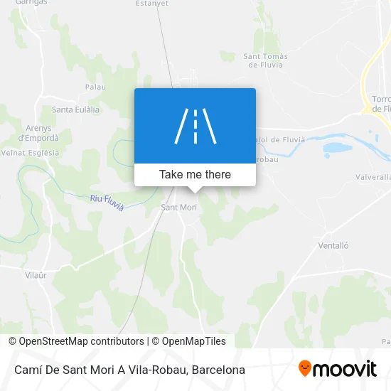 Camí De Sant Mori A Vila-Robau map
