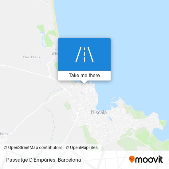 Passatge D'Empúries map