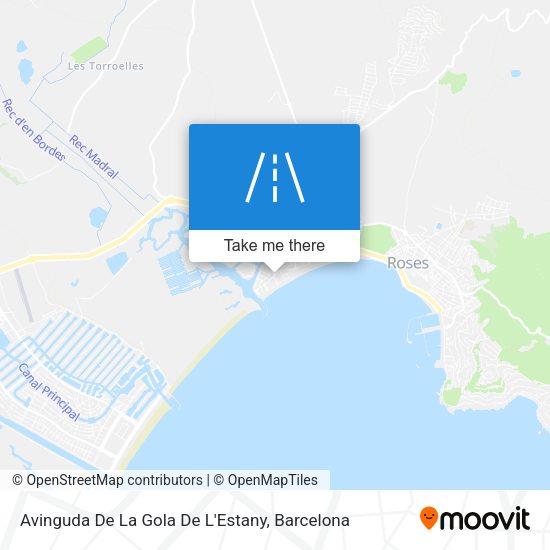 Avinguda De La Gola De L'Estany map