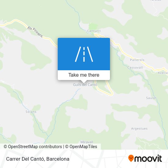 Carrer Del Cantó map