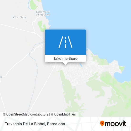 Travessia De La Bisbal map