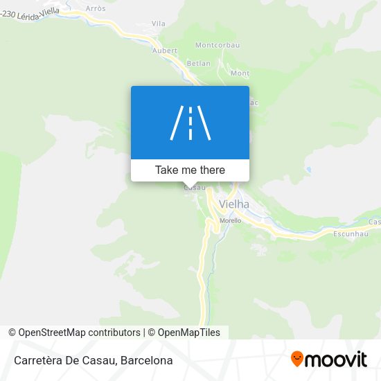 Carretèra De Casau map