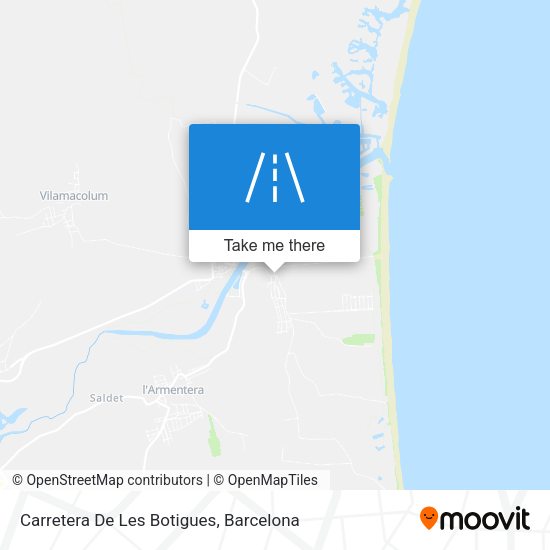 Carretera De Les Botigues map