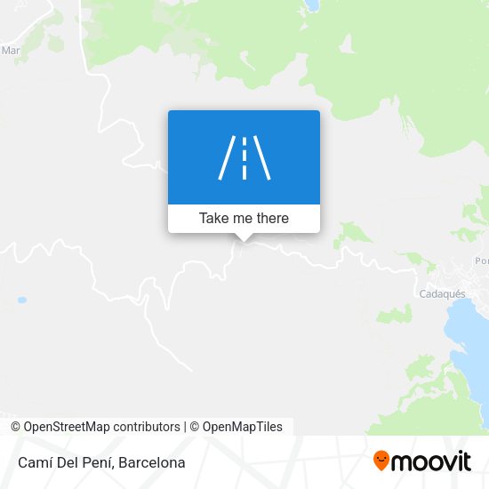 Camí Del Pení map
