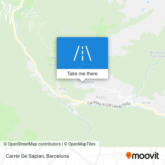 Carrèr De Saplan map