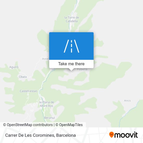 Carrer De Les Coromines map