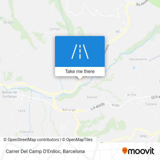 Carrer Del Camp D'Enlloc map