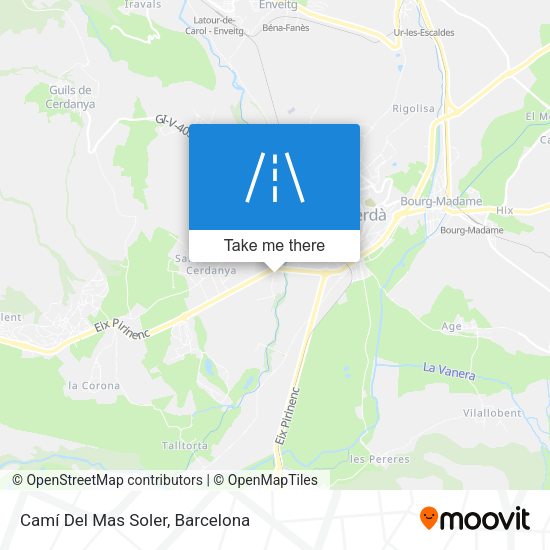Camí Del Mas Soler map