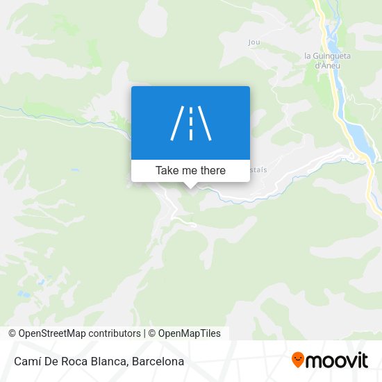 Camí De Roca Blanca map