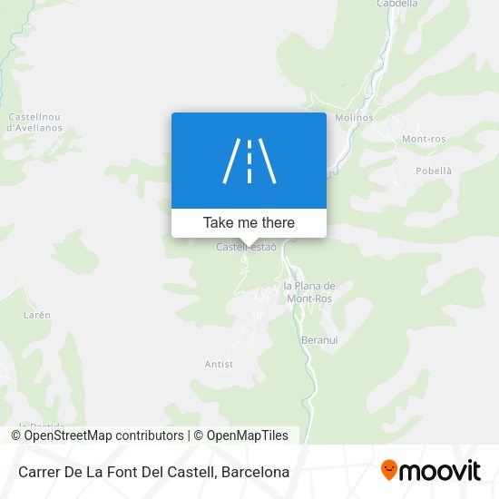Carrer De La Font Del Castell map
