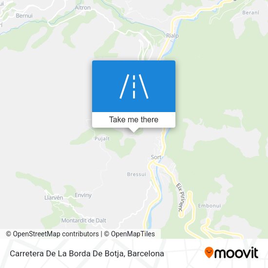 Carretera De La Borda De Botja map