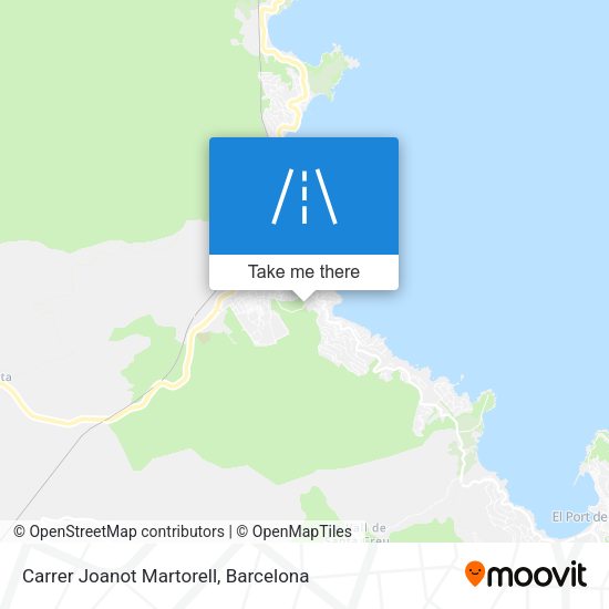 Carrer Joanot Martorell map