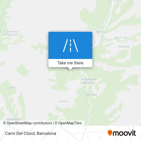 Camí Del Còsol map