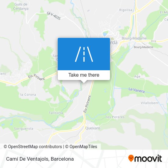 Camí De Ventajols map