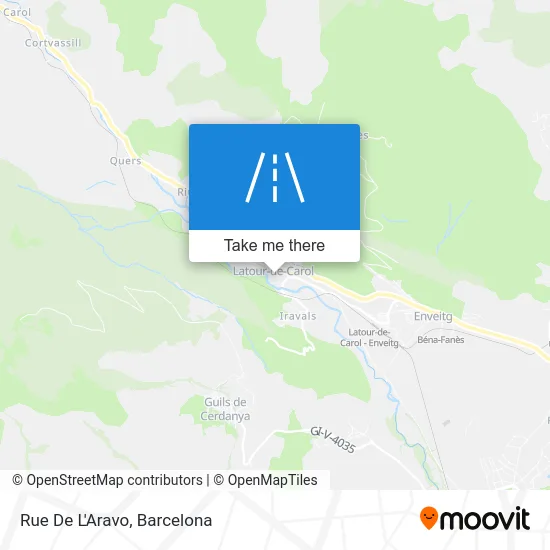 Rue De L'Aravo map