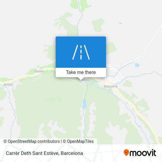Carrèr Deth Sant Estève map