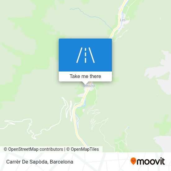 Carrèr De Sapòda map
