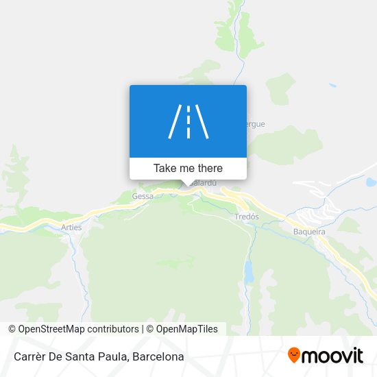 Carrèr De Santa Paula map