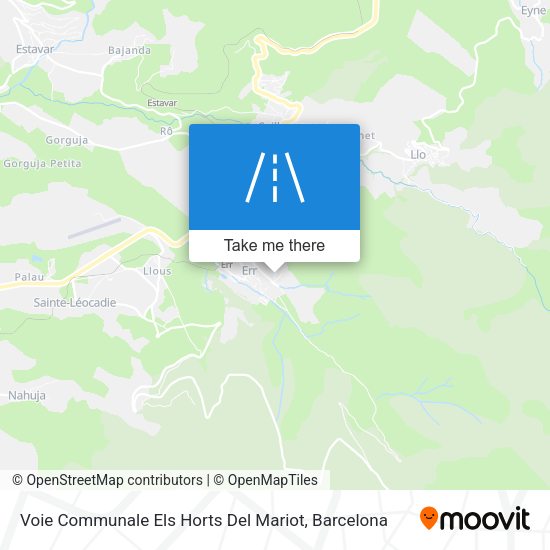 Voie Communale Els Horts Del Mariot map