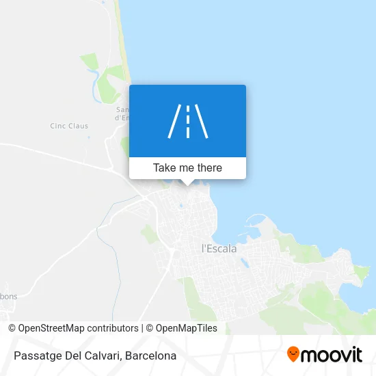 Passatge Del Calvari map