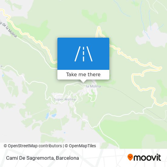 mapa Camí De Sagremorta