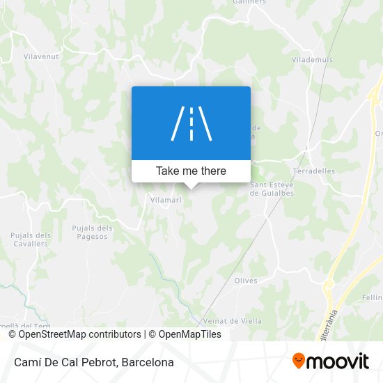Camí De Cal Pebrot map