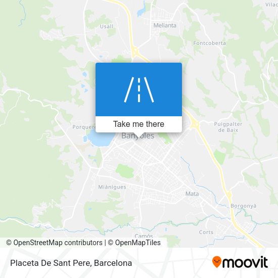 Placeta De Sant Pere map