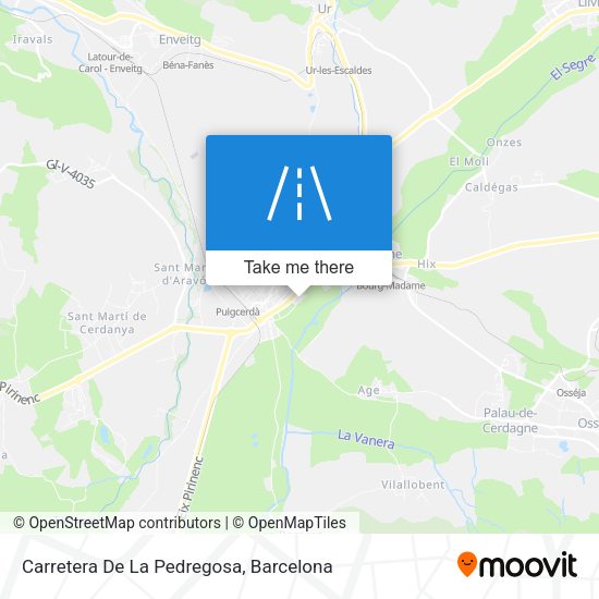 Carretera De La Pedregosa map