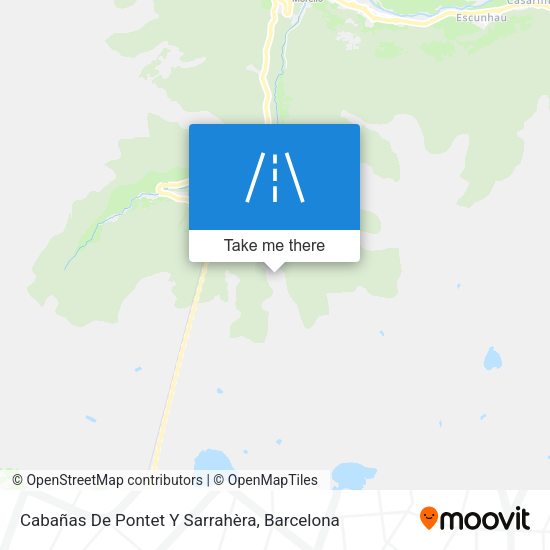 Cabañas De Pontet Y Sarrahèra map