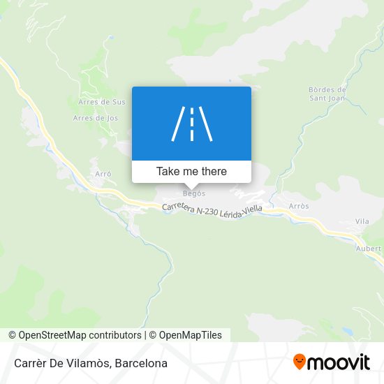 Carrèr De Vilamòs map