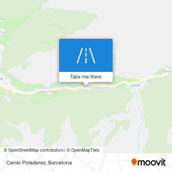 Carrèr Poladeres map