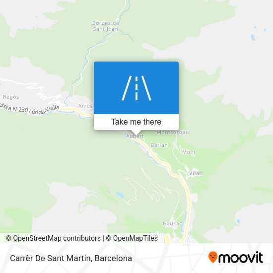 Carrèr De Sant Martin map
