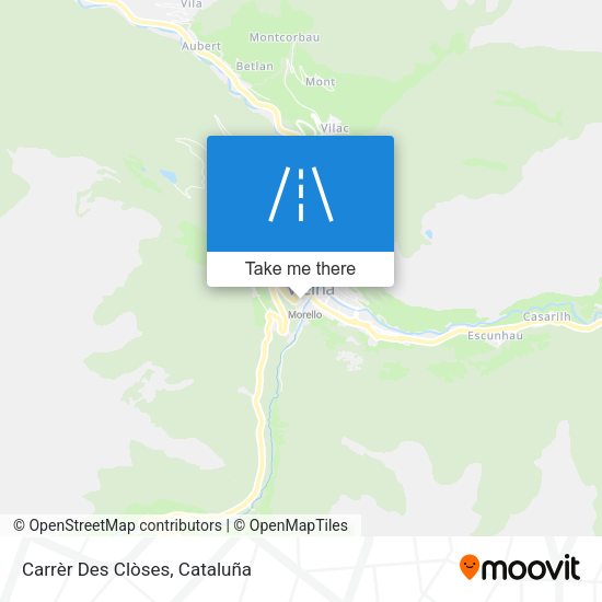 Carrèr Des Clòses map