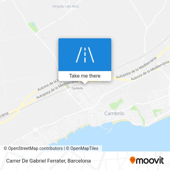 Carrer De Gabriel Ferrater map