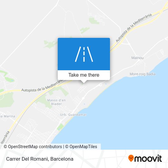 Carrer Del Romanì map