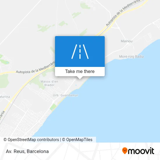 Av. Reus map