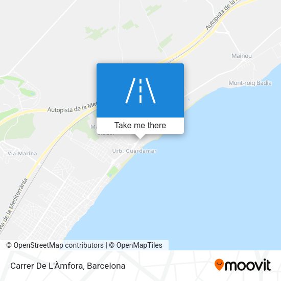 Carrer De L'Àmfora map