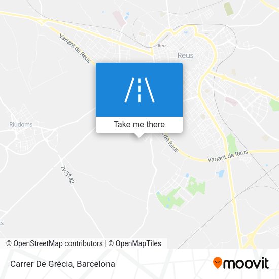 Carrer De Grècia map