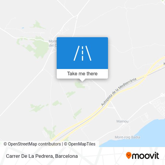 Carrer De La Pedrera map