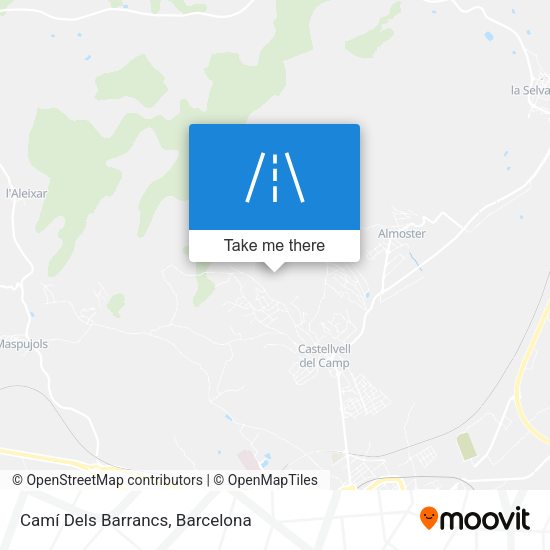 Camí Dels Barrancs map