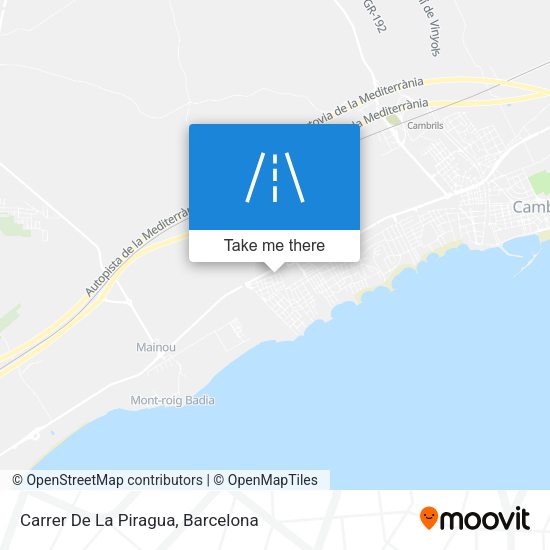 Carrer De La Piragua map