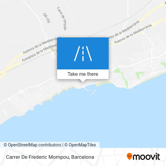 Carrer De Frederic Mompou map