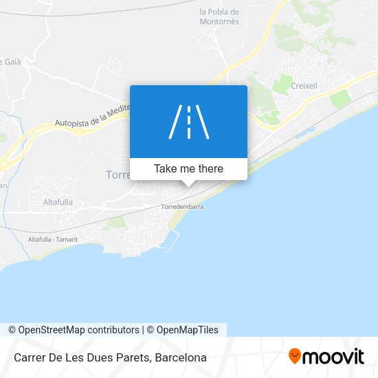 Carrer De Les Dues Parets map