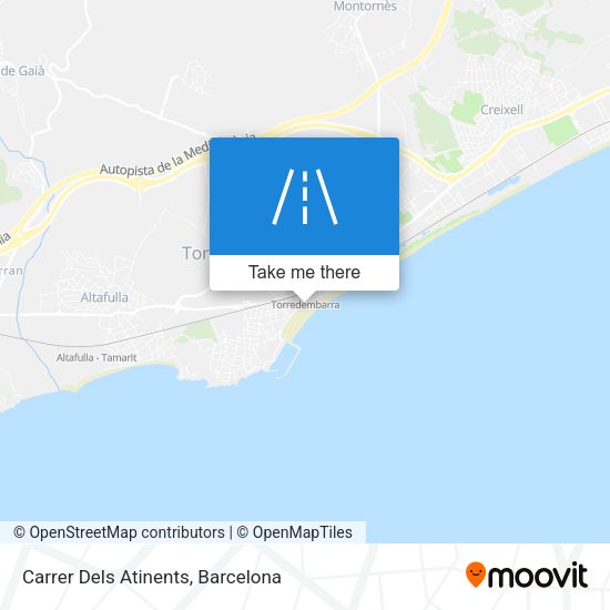 Carrer Dels Atinents map