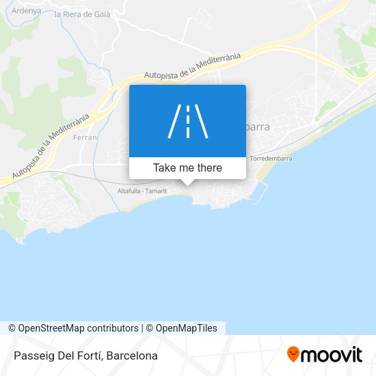 Passeig Del Fortí map